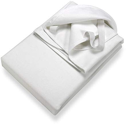 SETEX Wasserdichter Molton Matratzenschutz, 3-lagig, 90 x 200 cm, Matratzenschoner aus 100 % Baumwolle, Generation, Weiß