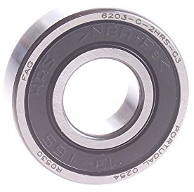 FAG 6203-C-2HRS-C3 Rillenkugellager einreihig Bohrungs-Ø 17mm Außen-Durchmesser 40mm Drehzahl (max