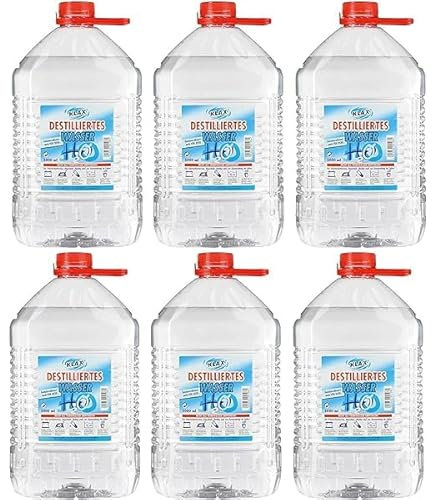 30 Liter destilliertes Wasser 6x 5 Liter Schnellversand (Venton wahlweise KLAX)