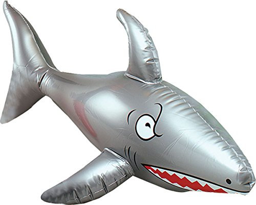 Childrens Fancy Dress Party Inflatable Blow Up Shark 24 Beach Pool Accessory Uk