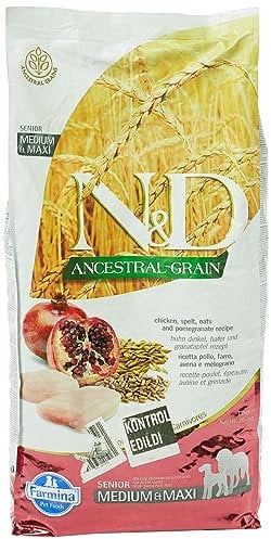 Farmina N&D Senior Medium & Maxi Low Grain Pollo e Melograno 12 kg