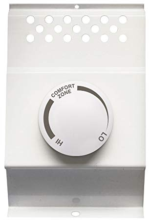 Cadet Single Pole Built-In Thermostat Kit for Cadet Electric Baseboard Heaters (Model: BTF1W, Part: 08732), 22 Amp, 240/208/120 Volt, White