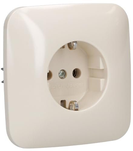Busch-Jaeger 20 EUJ-212 SCHUKO Unterputz-Steckdose Cremeweiß Busch-Duro 2000 SI