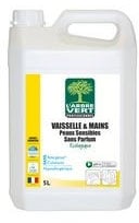 COLDIS Liquide Vaisselle Arbre Vert Peaux Sensibles Dégraissage Nettoyage Vaisselle Main Hypoallergénique Bidon