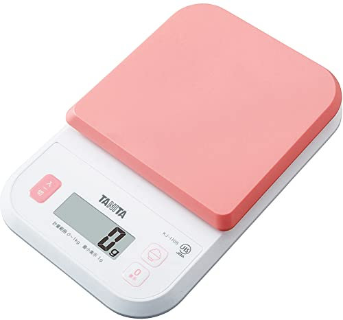 Tanita KJ-110S PK Cooking Scale, Kitchen Scale, Cooking, Digital, 2.2 lbs (1 kg), Increases Calories of Rice