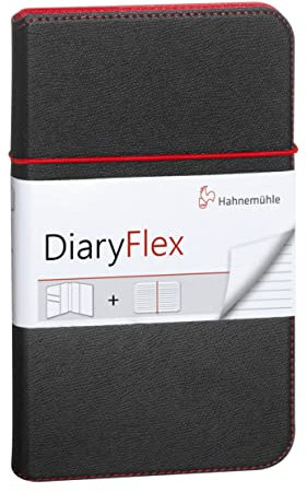 Hahnemühle Diary Flex, liniertes Notizbuch, 100 g/m², 11,5x19cm, nachfüllbar