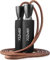 Gymtek Springseil aus Leder mit Drehlager, 275cm Speed Rope, Springseil Erwachsene Fitness, Seilspringen mit Schaum Griffen, Langes Leder Jump Rope, Boxing, Crossfit und Calisthenics Equipment