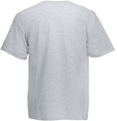 Fruit of the Loom Mens Screen Stars Original Full Cut Short Sleeve T-Shirt (XL) (Heather Grey)