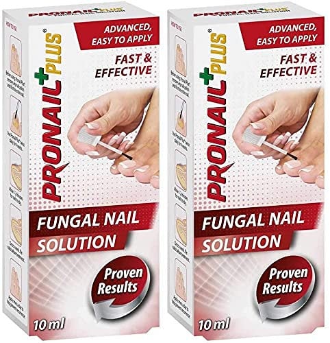 Pronail Plus Fungal Nail Solution 10 ml Brush Application Twin Pack