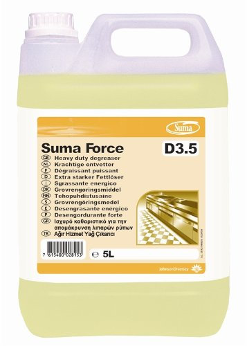 Suma Force D3.5 Heavy Duty Degreaser 5Ltr Quantity: 5Ltr. Pack quantity: 2