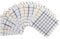 Heavy Duty 100% Cotton Checked Dishcloths Catering Cloths Multi-Pack (Pack of 12)