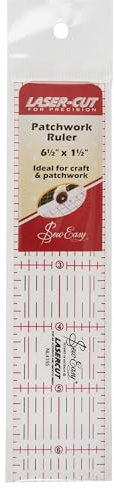 Sew Easy Flickwerk Lineal 1,5 x 6,5 Zoll