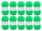 Gründl Wolle Lisa Premium uni - 10 x 50 g - Wolle zum Häkeln - Wolle zum Stricken - 100 % Polyacryl- Weich & Pflegeleicht- Nadelstärke 3,5-4,5 - Neongrün