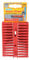 Plasplug SRP502 Supergrip Fixings - Red (Pack of 100)