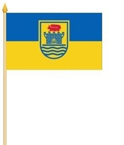 Stockfahne Eckernförde Fahne Flagge Grösse 30x40cm - FRIP –Versand®