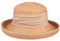 Dilara Strohhut Seeberger Damenhut mit Umschlag Sonnenhut, beige, One size