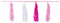 Quasten-Girlande in * BABY-PINK * zur Geburt von einem Mädchen // Deko Dekoration Geburtstag Rosa