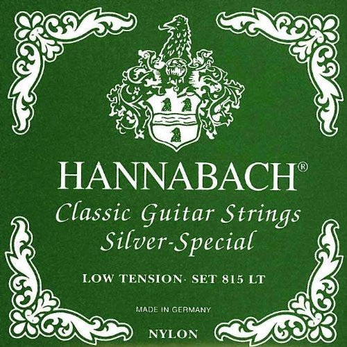 Hannabach 815LT grün Konzertgitarre Light Tension Nylon Saiten-Set