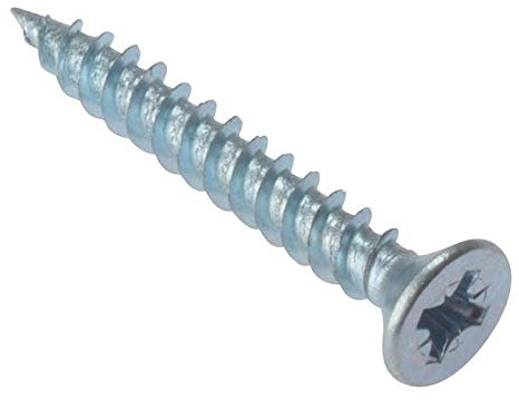 ForgeFix General-Purpose Twin Thread Screws | 2 x 6 | Zinc Plated | Box 200