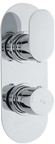 Ultra REI3410 Reign Thermostatic Twin Valve - Chrome