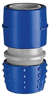 TATAY Connecteur pour tuyaux d'arrosage 1/2 - 5/8 (16-22mm), Plastique, Connecteur Universel, Protection solaire, Installation facile, Bleu