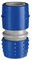 TATAY Connecteur pour tuyaux d'arrosage 1/2 - 5/8 (16-22mm), Plastique, Connecteur Universel, Protection solaire, Installation facile, Bleu