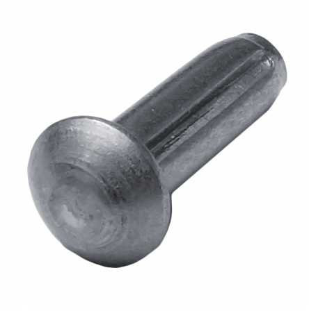 Reidl Halbrundkerbnägel 2 x 8 mm DIN 1476 A2 blank 10 Stück