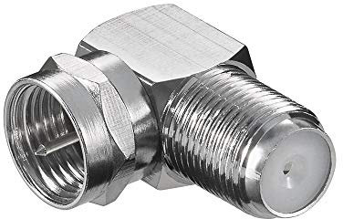 Winkel-Adapter F-Stecker auf F-Buchse