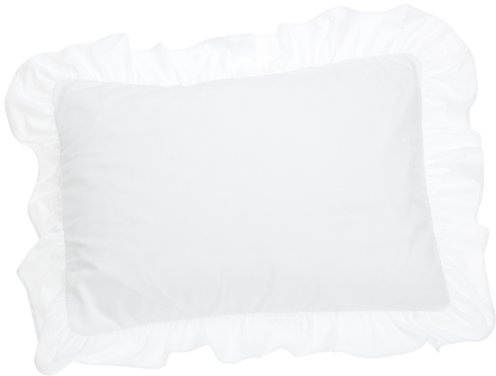 Fresh Ideas Rüschen-Kissenbezug, Standard, Weiß, 2 Stück