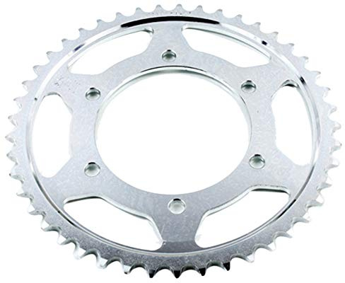 JT Sprockets JTR1876.45 45T Steel Rear Sprocket, silver, 45 Tooth