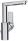 Hansa – 09542203 Twist Waschtischarmatur, hoher Auslauf, kompakt, automatische Ablaufgarnitur, Chrom