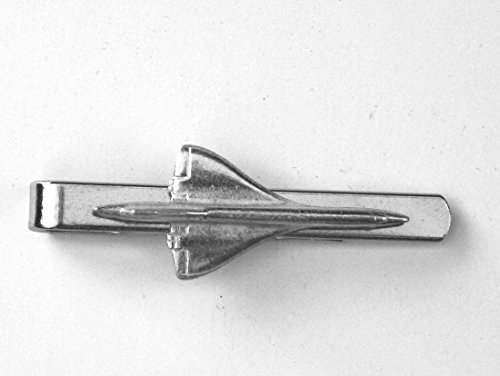 Concorde Flugzeug Krawattenklammer (Slide), Englisch Zinn handgefertigt mit Geschenkbox