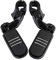TCMT Highway Pegs 32 mm Universell Schwarze Fußrasten Passend für Electra Road King Street Glide Touring Modell, kurz, abgewinkelt