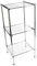 Organize It All 3 Tier Chrome Freestanding Bathroom Storage Shelf