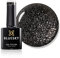 Bluesky Gel Nail Polish, Abyss VIP03, Black Glitter, Long Lasting, Chip Resistant, 10 ml (Requires Drying Under UV LED Lamp)