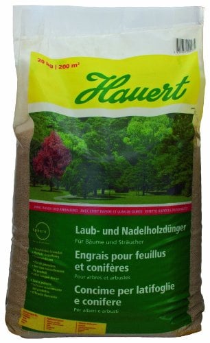 Hauert HBG Dünger 106 420 Fertilizzanti latifoglie e conifere granuli SPHERO 20 kg