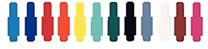 Leitz 60300065 Stecksignal (Hartfolie) 50 Stück lila
