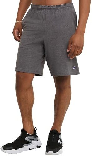Champion Herren Žerzejové šortky kapsami Shorts, Dunkelgrau, 4XL EU
