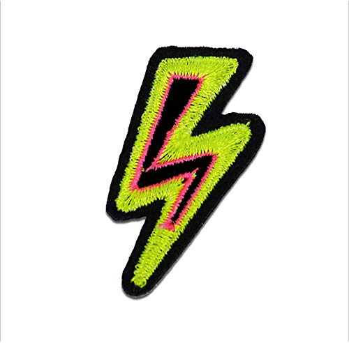 Catch the Patch Blitz Comic - (Größe: 4,2 x 3 cm) Aufnäher, Bügelbilder, Aufbügler, Applikationen, Patches, Sticker zum Aufbügeln oder Aufnähen – für Kleidung, Taschen, Jacken
