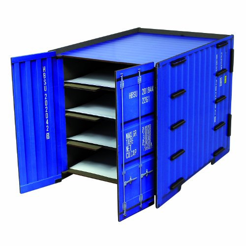 Container DIN A4 Ablage blau