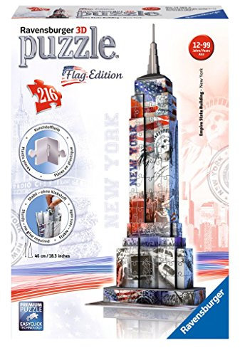 Empire State Building - New York, Flag Edition (Puzzle)