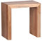 Wohnling Beistelltisch Massiv-Holz Akazie 60 x 35 cm Wohnzimmer-Tisch Design dunkel-braun Landhaus-Stil Couchtisch Natur-Produkt Wohnzimmermöbel Unikat modern Massivholzmöbel Echtholz Anstelltisch
