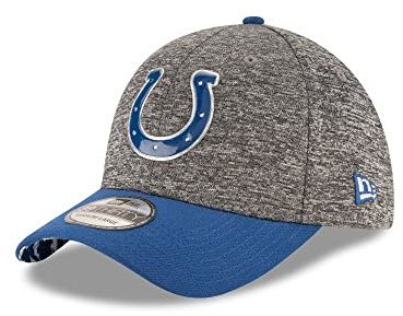 New Era Indianapolis Colts NFL Draft Heather Grey 39Thirty Cap - S-M (6 3/8-7 1/4)