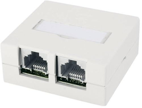 Telegärtner J00023A0056 RJ-45 Weiß Steckdose, Reinweiß