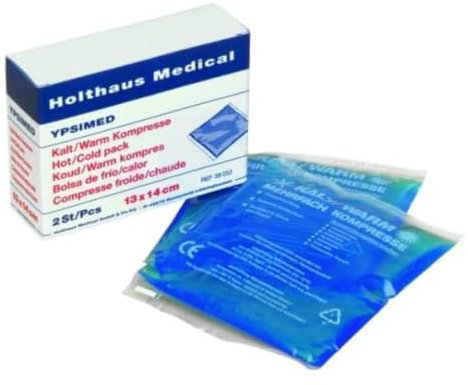Ypsimed Kalt / Warm Kompresse, 2 Stück in Schachtel 13 x 14 cm