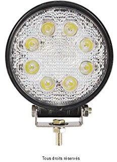 Projecteur rond 8 led quad 24w - Sifam PLA7009