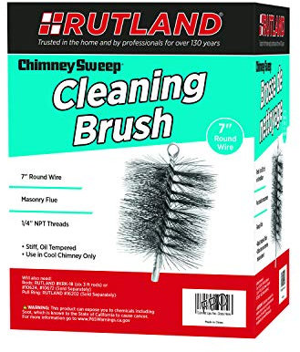 Rutland Products 16407 Schornstein-Reinigungsbürste, rund, 17,8 cm (Verpackung kann variieren)