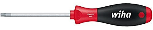 Wiha Schraubendreher SoftFinish® TORX® Festhaltemechanik Magicspring® mit Rundklinge (27739) T9 x 60 mm ergonomischer Griff für kraftvolles Drehen, Allrounder für Industrie und Handwerk