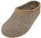 HAFLINGER Grizzly Torben Filzclog Hausschuh aus reinem Wollfilz Torf, Gr. 43