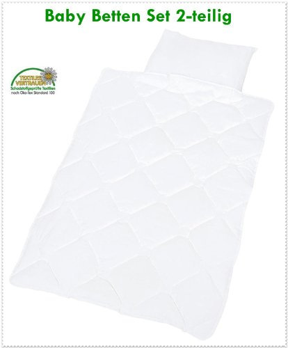 Best For Kids Baby Kinder Bettenset - Steppbett Set - Bettdecken Set - Öko-Tex Standart 100